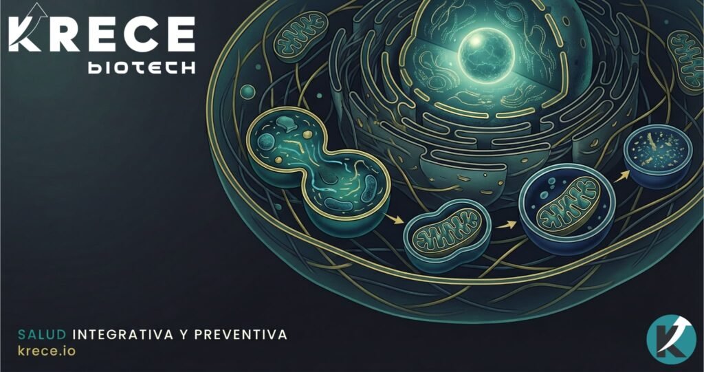 Autofagia y Restricción Metabólica: El Mecanismo Central de Limpieza Celular en Longevidad