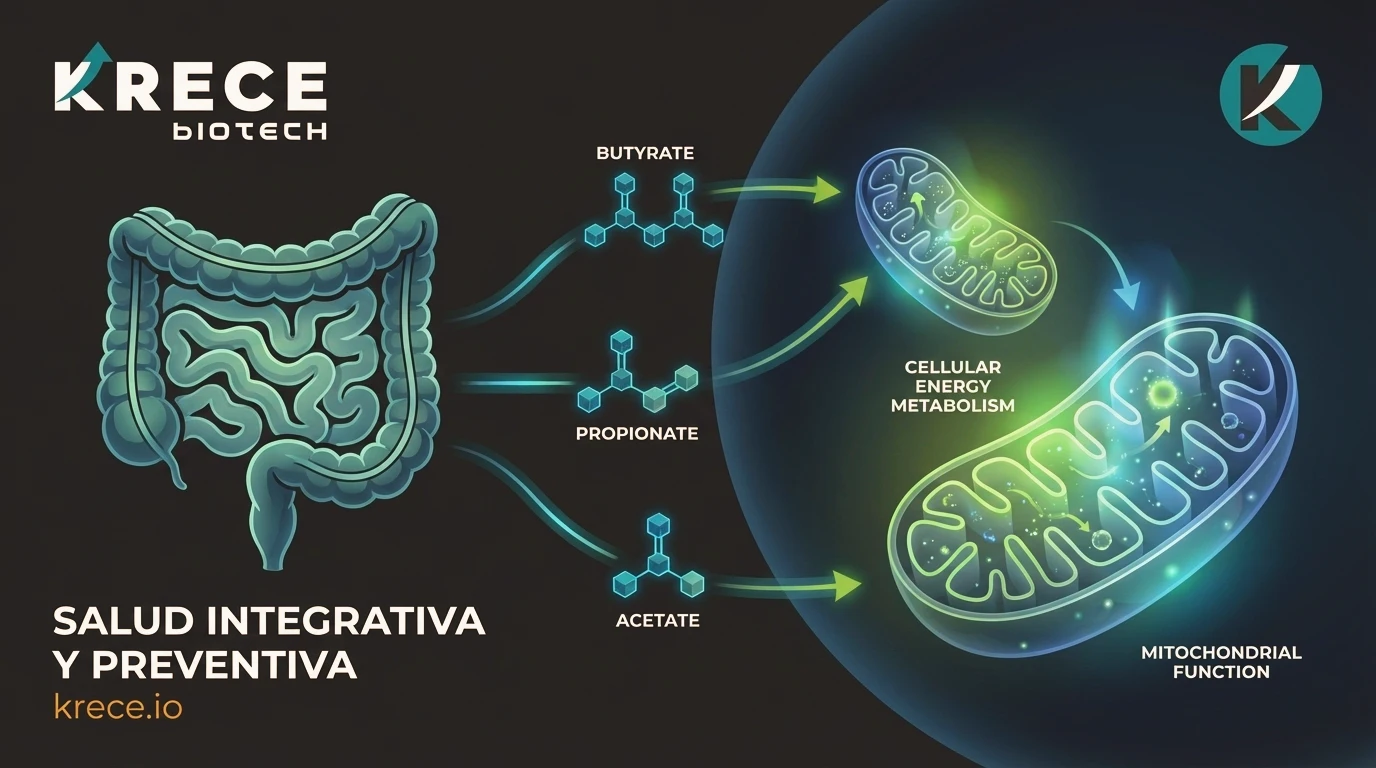 Ácidos grasos de cadena corta y señalización mitocondrial
