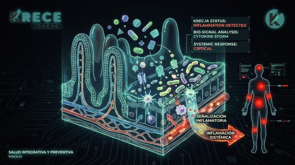 Microbiota intestinal, inflamación sistémica e inflammaging