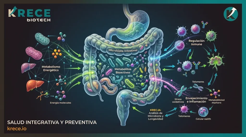 La microbiota intestinal como órgano metabólico y regulador del envejecimiento