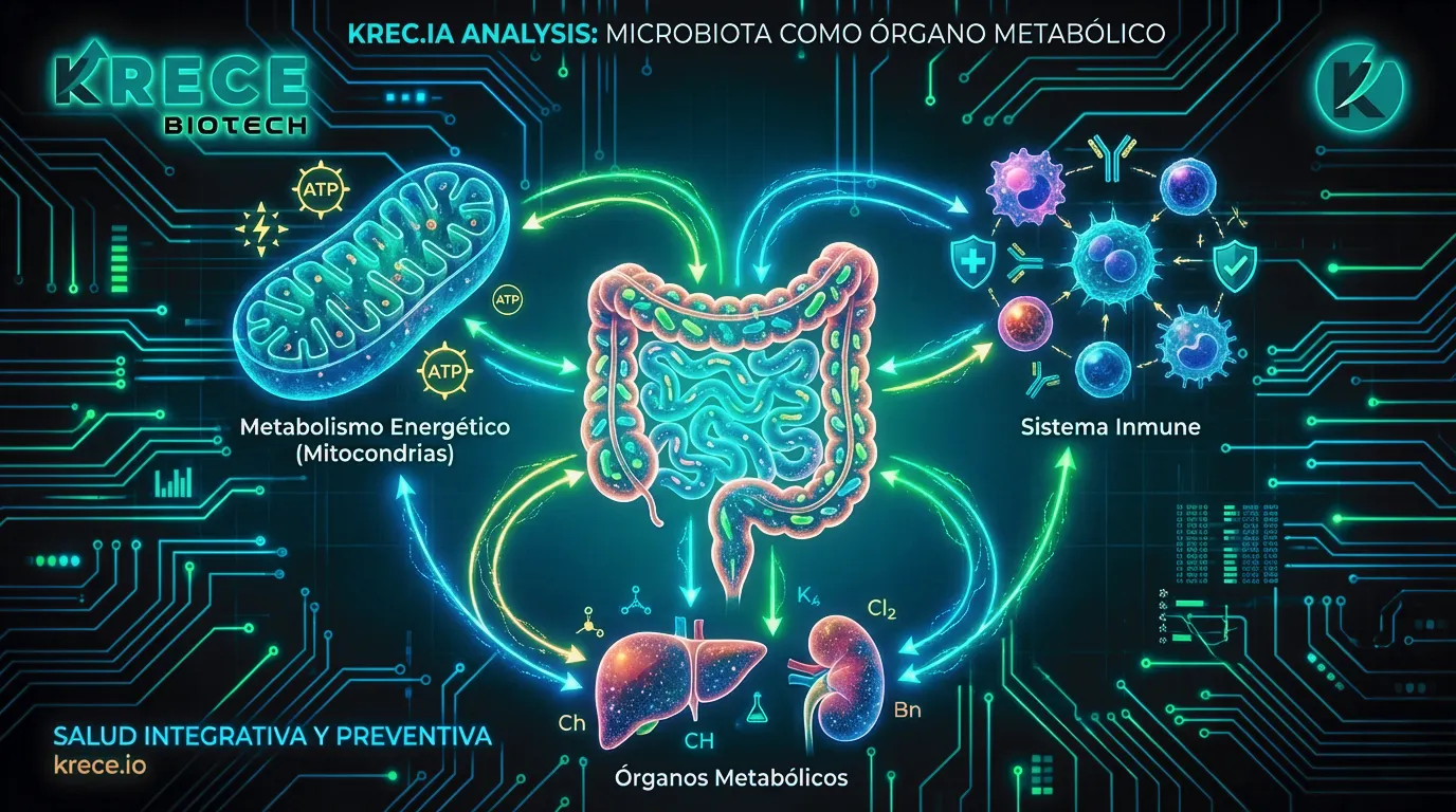 La microbiota intestinal como órgano metabólico y regulador del envejecimiento
