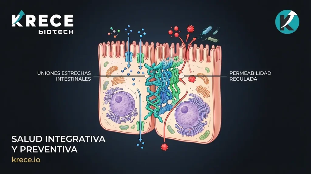 Uniones estrechas intestinales y control de la permeabilidad