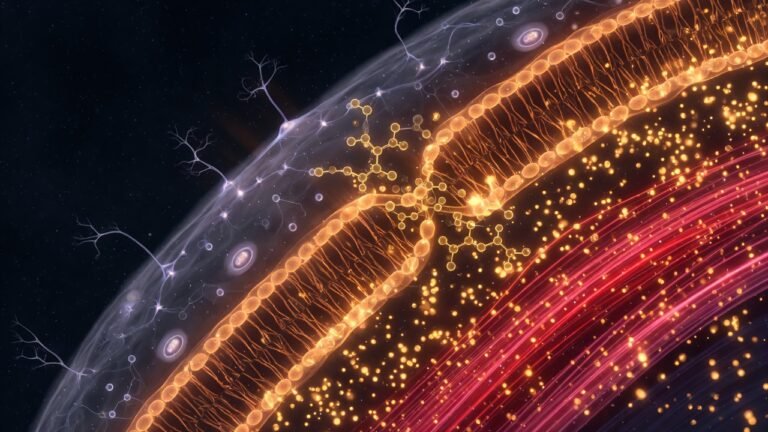 Representación esquemática de la barrera hematoencefálica bloqueando el paso de creatina oral al tejido neuronal