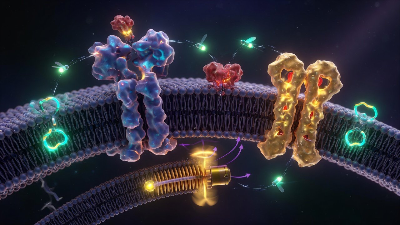 Diagrama de la cadena de transporte de electrones mitocondrial con CoQ10 ubiquinol como transportador entre complejos I-II y III
